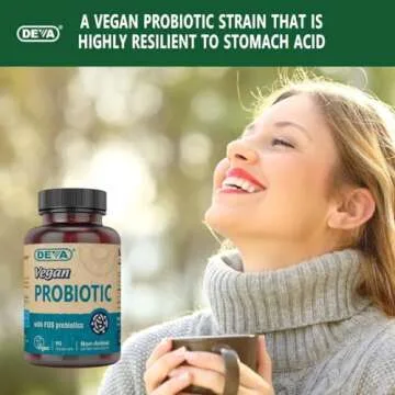 DEVA Vegan Probiotic with Prebiotics - Gut Health Essential