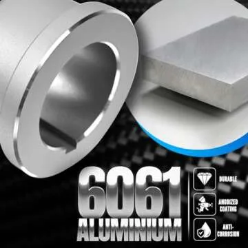 BILLFARO Silver LS Timing Cover Alignment Tool,Billet Aluminum Front Seal Installer Seal Kit Oil Pan Cover for LS Series Engines Ls1 Ls2 Ls3 Ls6 Ls Lq4 Lq9 4.8 5.3 5.7 6.0 6.2