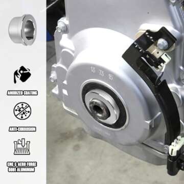 BILLFARO Silver LS Timing Cover Alignment Tool,Billet Aluminum Front Seal Installer Seal Kit Oil Pan Cover for LS Series Engines Ls1 Ls2 Ls3 Ls6 Ls Lq4 Lq9 4.8 5.3 5.7 6.0 6.2