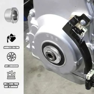 BILLFARO Silver LS Timing Cover Alignment Tool,Billet Aluminum Front Seal Installer Seal Kit Oil Pan Cover for LS Series Engines Ls1 Ls2 Ls3 Ls6 Ls Lq4 Lq9 4.8 5.3 5.7 6.0 6.2