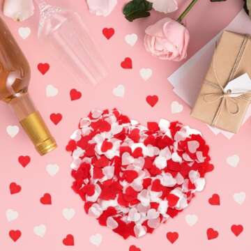 Celebrate with Whaline Valentine's Day Heart Confetti
