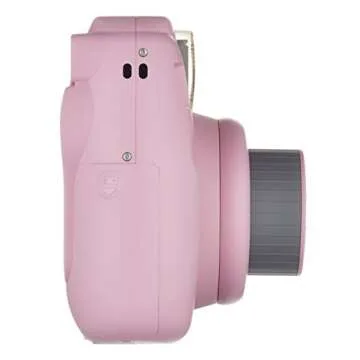 Fujifilm Instax Mini 8+ (Strawberry) Instant Film Camera + Self Shot Mirror for Selfie Use - International Version (No Warranty)