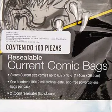 Ultra Pro Resealable Comic Bags for Long-Term Storage