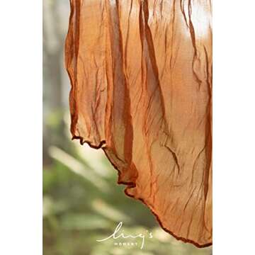 Ling's Moment Cloth Napkins Set of 10,19 x 19 Inches Gauze Cheesecloth Napkins Cloth Washable,Soft,D...