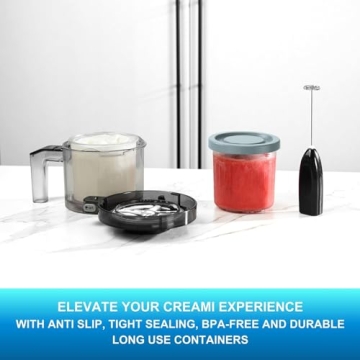 Ninja Creami 4 Pack Replacement Pints & Lids