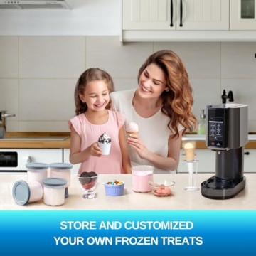 Ninja Creami 4 Pack Replacement Pints & Lids