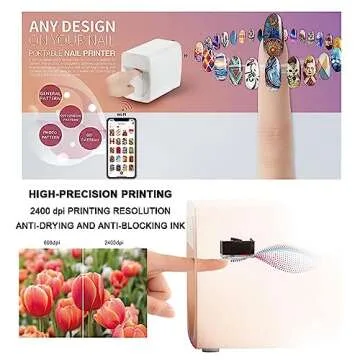 RESKIU 3D Nail Art Printer - Portable & Smart Design
