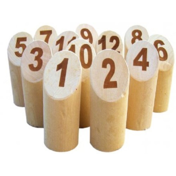 Molkky - Classic Outdoor Pin & Skittles Game for All Ages