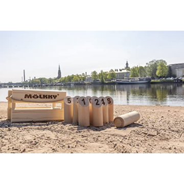 Molkky - Classic Outdoor Pin & Skittles Game for All Ages