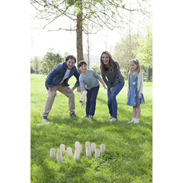Molkky - Classic Outdoor Pin & Skittles Game for All Ages