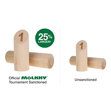 Molkky - Classic Outdoor Pin & Skittles Game for All Ages