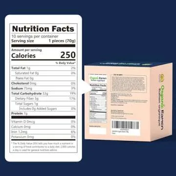 SUNGIVEN Organic Ramen Noodles - Healthy, Low Sodium & Quick Preparation, 2.46 OZ (Pack of 10) 24.69...