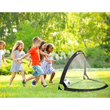 Portable Soccer Goal Set of 2 with Travel Bag 4-ft