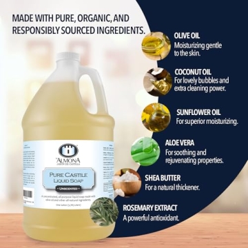 La Almona Pure Castile Liquid Soap for Sensitive Skin