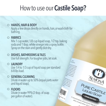 La Almona Pure Castile Liquid Soap for Sensitive Skin