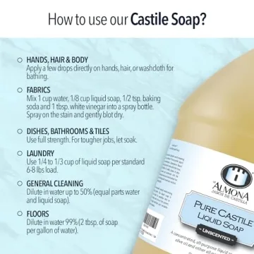 La Almona Pure Castile Liquid Soap for Sensitive Skin