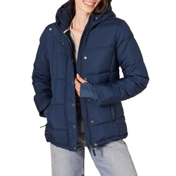 Amazon Essentials Women's Heavyweight Quilted Long-Sleeve Hooded Puffer Coat (Available in Plus Size...