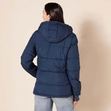 Warm Stylish Amazon Essentials Quilted Hooded Puffer Coat