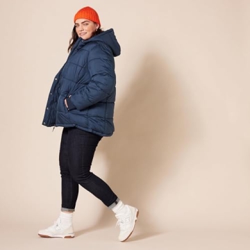 Warm Stylish Amazon Essentials Quilted Hooded Puffer Coat