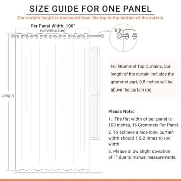 100% Blackout Shield Sliding Door Curtains, Extra Wide Curtains 84 Inch Long, Patio Door Grommet Drapes for Living Room, 100”W x 84”L, Greyish White