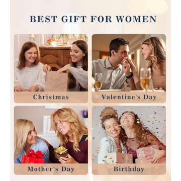 Doubgood Gold Bracelets for Women - Stylish Stackable Sets