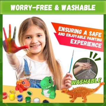TALGIC Dinosaur Painting Kit for Kids Aged 3-8