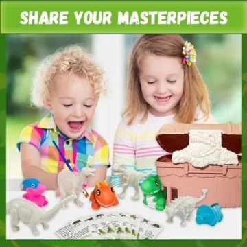 TALGIC Dinosaur Painting Kit for Kids Aged 3-8