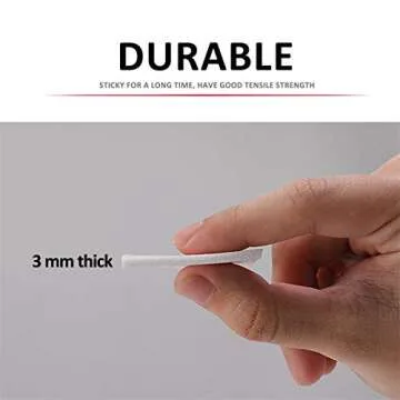 Double Sided White PE Foam Tape-Outdoor and Indoor Heavy Duty Strong Weatherproof Adhesive Tape for Decorative and Trim,Car & Gap Filling Mountings,Home Decor, Office Decor(33 Ft Long,Wide 1.18 in)