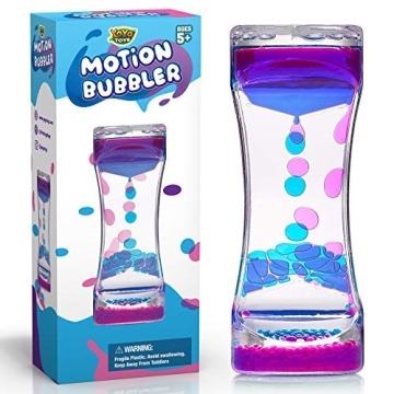YoYa Toys Liquid Motion Bubbler | Calming Fidget Toy for All Ages, Great Gift!
