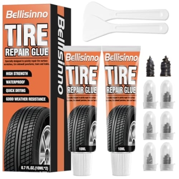 Tire Repair Glue Kit - Rubber Cement for Cars, Bikes & Trucks