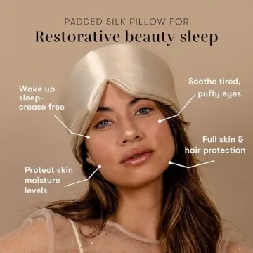 DROWSY Silk Sleep Mask for Ultimate Luxury Sleep Comfort