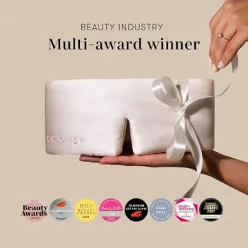 DROWSY Silk Sleep Mask for Ultimate Luxury Sleep Comfort