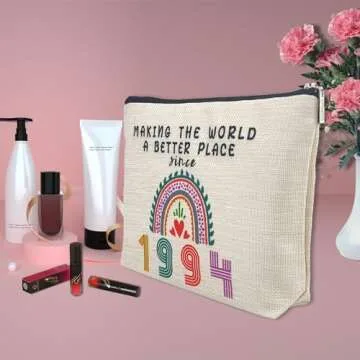 Chic 31st Birthday Makeup Pouch for Women