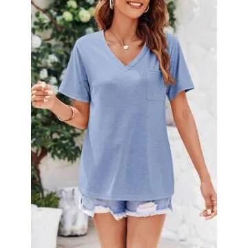 Stylish V Neck T-Shirts for Women - Comfort Meets Style
