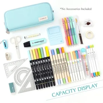 CICIMELON Large Capacity Pencil Pouch for Organization