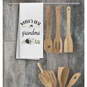 Best Grandma Kitchen Towels - Floral & Absorbent Gift