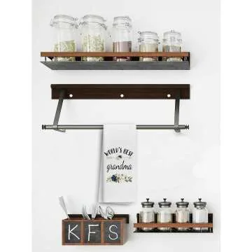 Best Grandma Kitchen Towels - Floral & Absorbent Gift