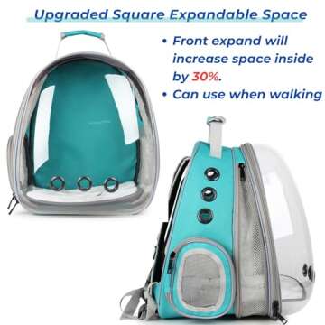 Lollimeow Cat Carrier Backpack - Comfortable Travel for Pets