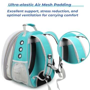 Lollimeow Cat Carrier Backpack - Comfortable Travel for Pets