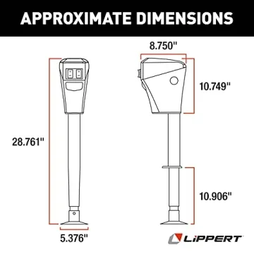 Lippert Power Tongue Jack for RVs Lifts 3,500 lbs Easily