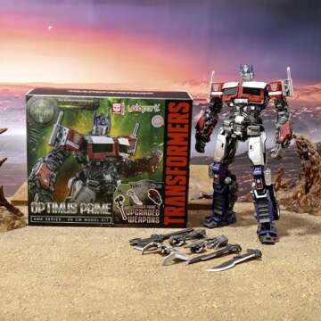 YOLOPARK Transformers Toys Rise of The Beasts Action Figures,Highly Articulated Transformer Toys for Kids Ages 8 and Up,No Converting(Optimus Prime)