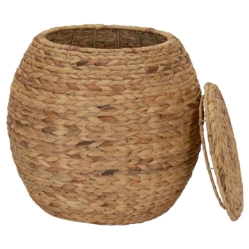 Household Essentials Stylish Water Hyacinth Storage Basket
