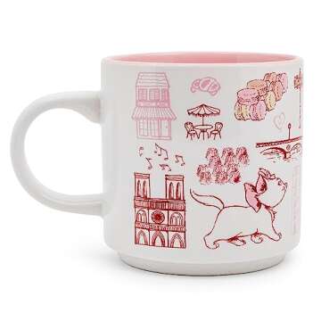 Disney Aristocats Marie Ceramic Mug | 13 oz Love for Cats