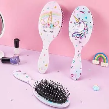Unicorn Hair Brush for Kids - Perfect for All Hair Types