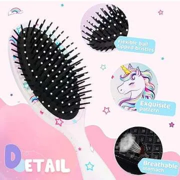 Unicorn Hair Brush for Kids - Perfect for All Hair Types