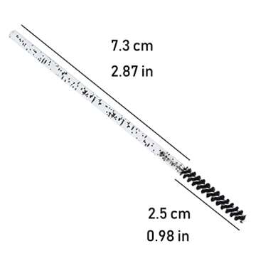 200pcs Disposable Skinny Mascara Wands for Perfect Application