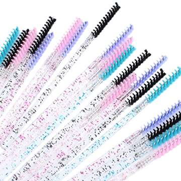 200pcs Disposable Skinny Mascara Wands for Perfect Application