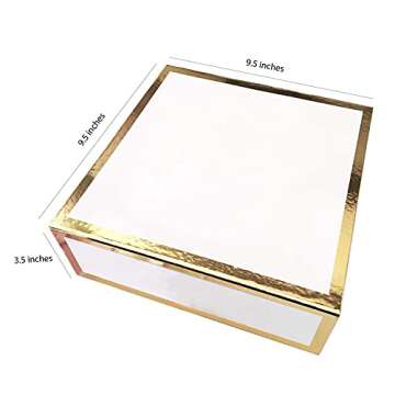 Bridesmaid Proposal Box with Gold Edge | Set of 3 Empty Boxes | DIY Will You Be My Bridesmaid Gift B...