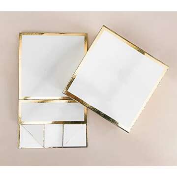 Bridesmaid Proposal Box Set of 3 | DIY Gold Edge Gift