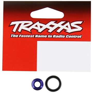 Traxxas 6893X Blue Aluminum Bearing Slash Adapter - Ultimate Upgrade for Durability
